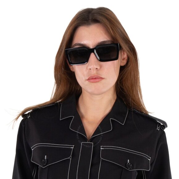 NEW CELINE CL40280U 93A WOMEN SHINY LIME TRANSPARENT SUNGLASSES CELINE - Picture 5 of 14